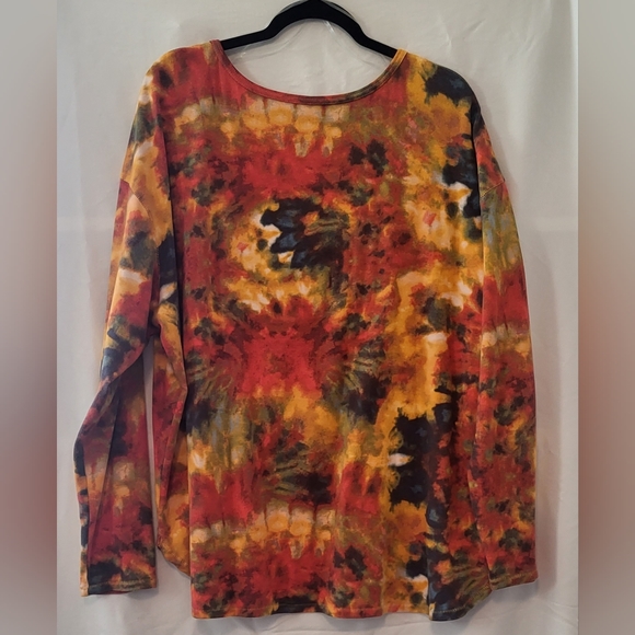 Womans Size 2X Plus Size Westbound Blouse Long Sleeve Preowned - Picture 2 of 11